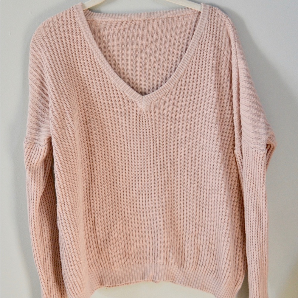 Brandy Melville pale pink sweater gently worn